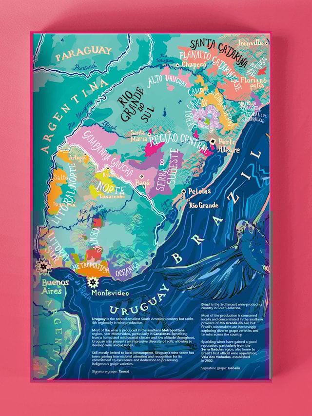 Produktbild 3 för Vinpussel - South America 1000 bitar, Water & Wines