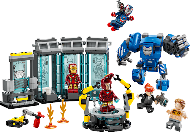 Tuotekuva 3 - Iron Manin laboratorio – Haarniskahuone LEGO® Super Heroes (76315)