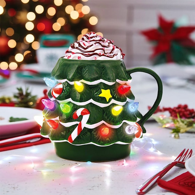 Tuotekuva 5 - LED Christmas Tree Mug, Mikamax