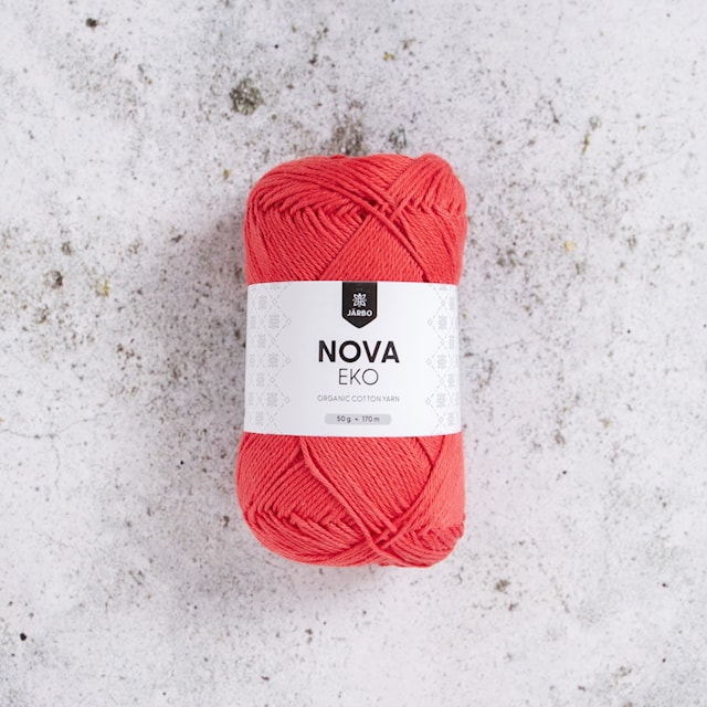 Nova Eco Cotton 50 g Love Red (53) Järbo