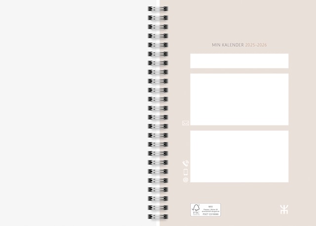 Produktbild 7 för Kalender 2026 A5 Black Marble Almanacksförlaget