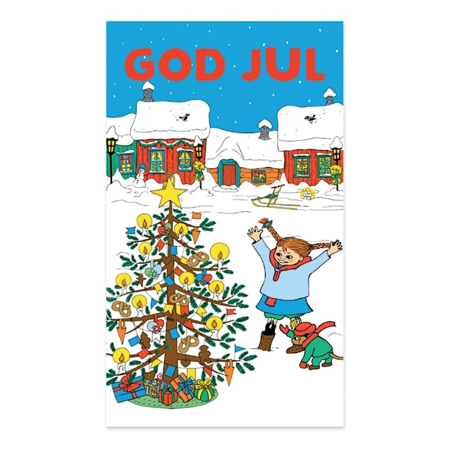 Produktbilde 1 for Julekort 12x17 Pippi