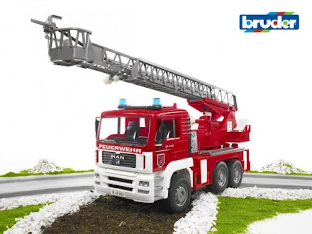 Produktbild 2 för Man TGA Brandbil Bruder
