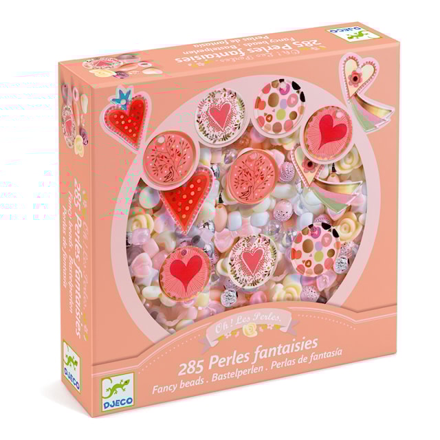 Produktbilde 3 for Perlesett Hjerter 285-pakning Djeco
