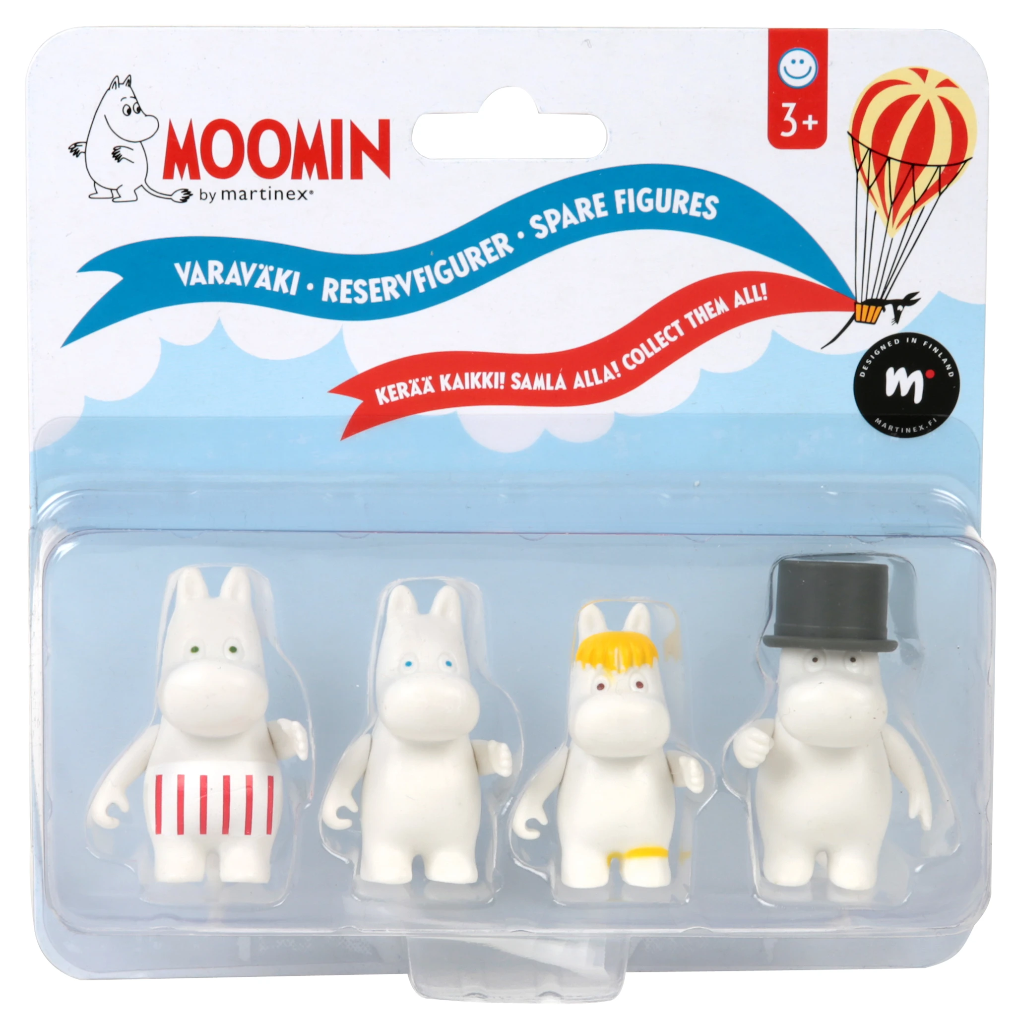 Produktbild för Mumins Familj Figurer 4-Pack