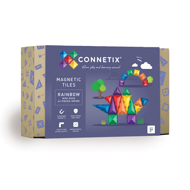 Produktbild 1 för Connetix Rainbow Mini 24 Delar