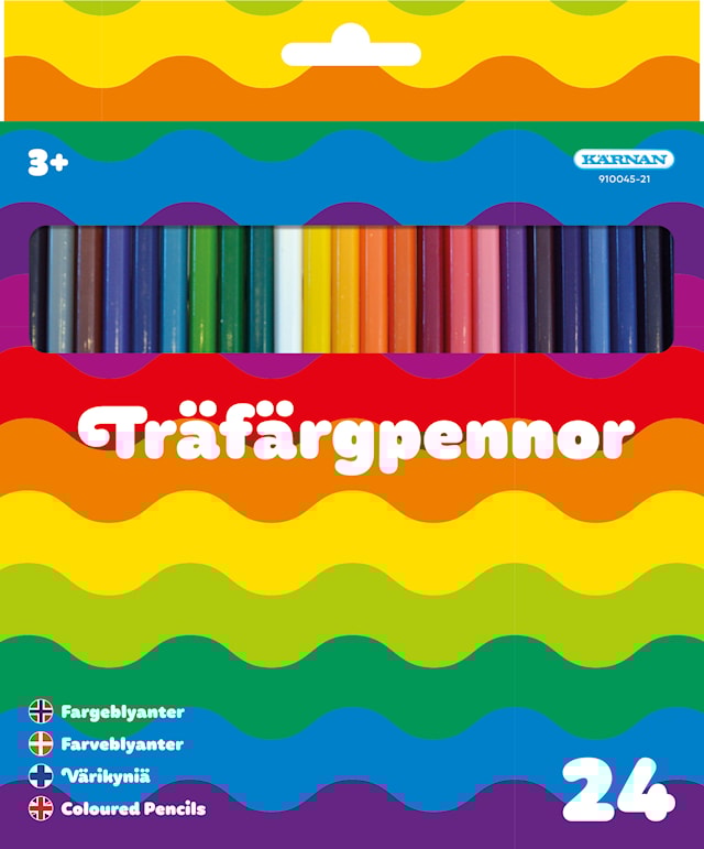 Träfärgpennor 24-p, Kärnan