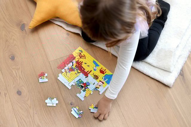 Produktbild 2 för Pippi Träpussel 30 Bitar, Micki