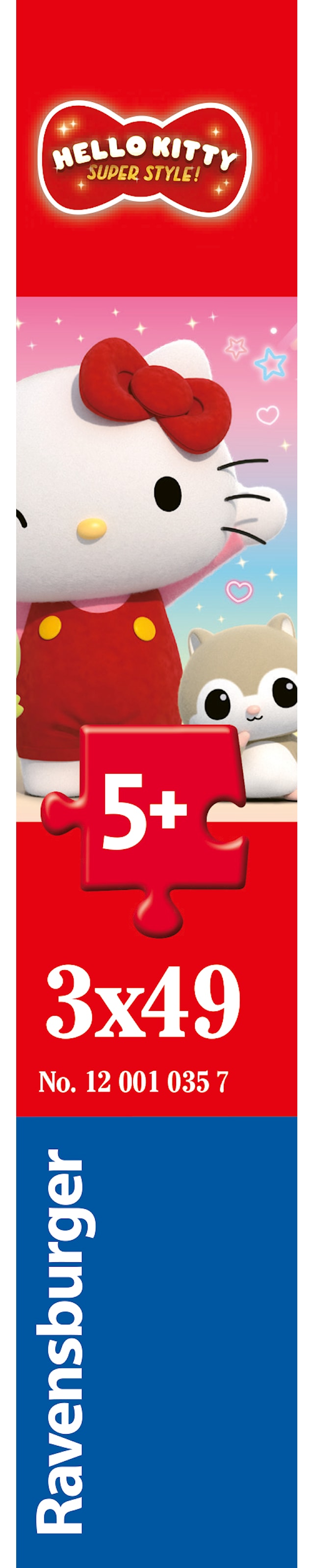 Produktbild 7 för Pussel Hello Kitty Super Style 3x49 bitar, Ravensburger