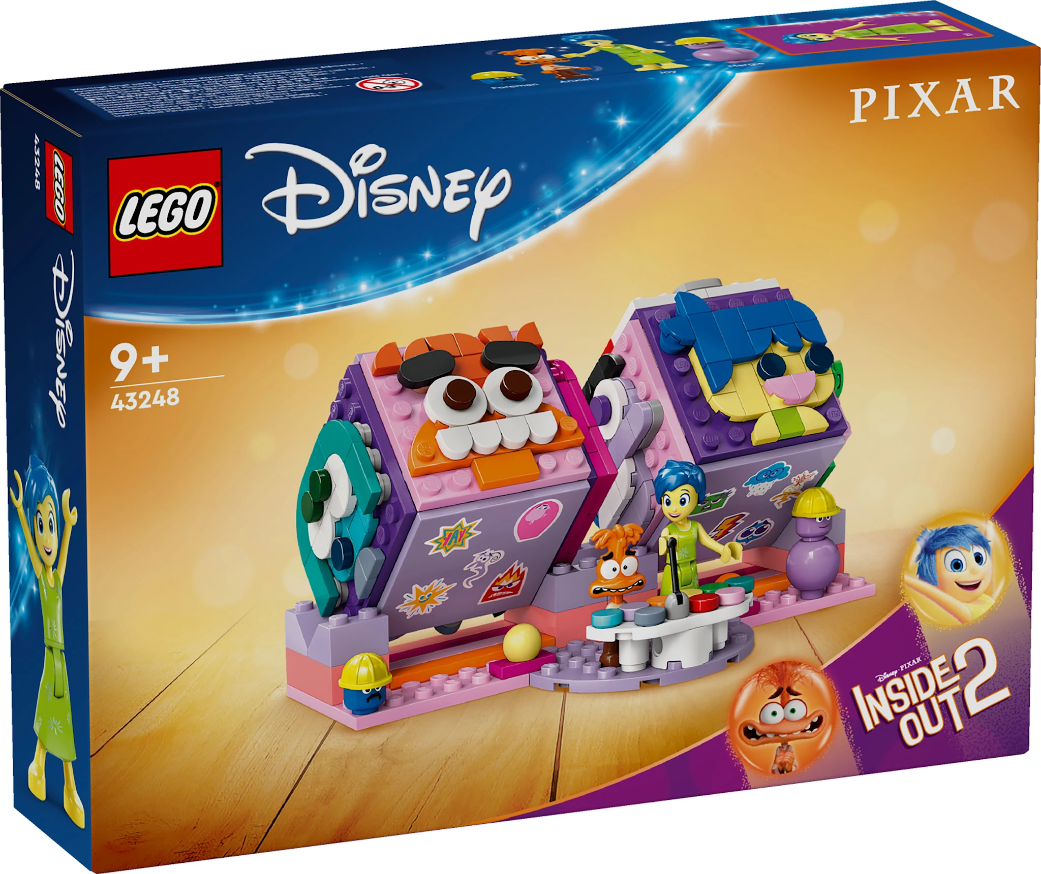 Tuotekuva ille Inside Out 2 ‑tunnekuutiot LEGO®  Disney Pixar (43248)