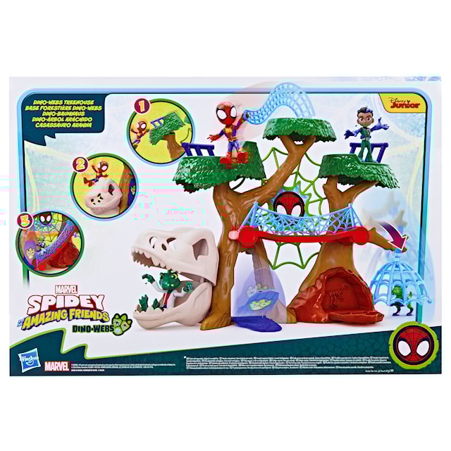 Produktbild 5 för Dino Webs Treehouse Lekset Spidey and his Amazing Friends