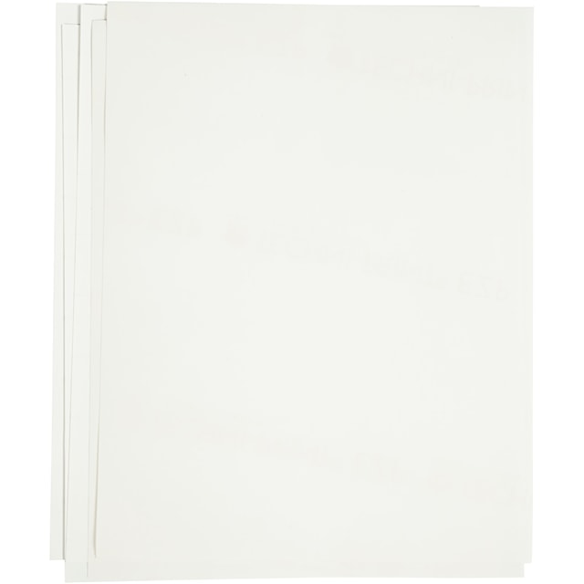 Produktbilde 2 for Overføringsark, ark 21,5x28 cm, til lyse og mørke tekstiler, hvit, 12 ark/ 1 pk.