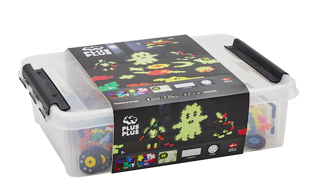 Tuotekuva 3 - Plus-Plus Build and Glow Storage Box / 2000 pcs