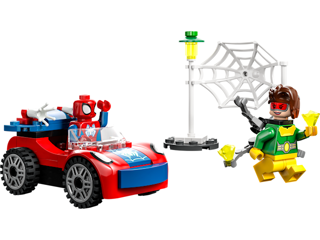 Tuotekuva 2 - Spider-Manin auto ja Tohtori Mustekala LEGO® Spidey (10789)