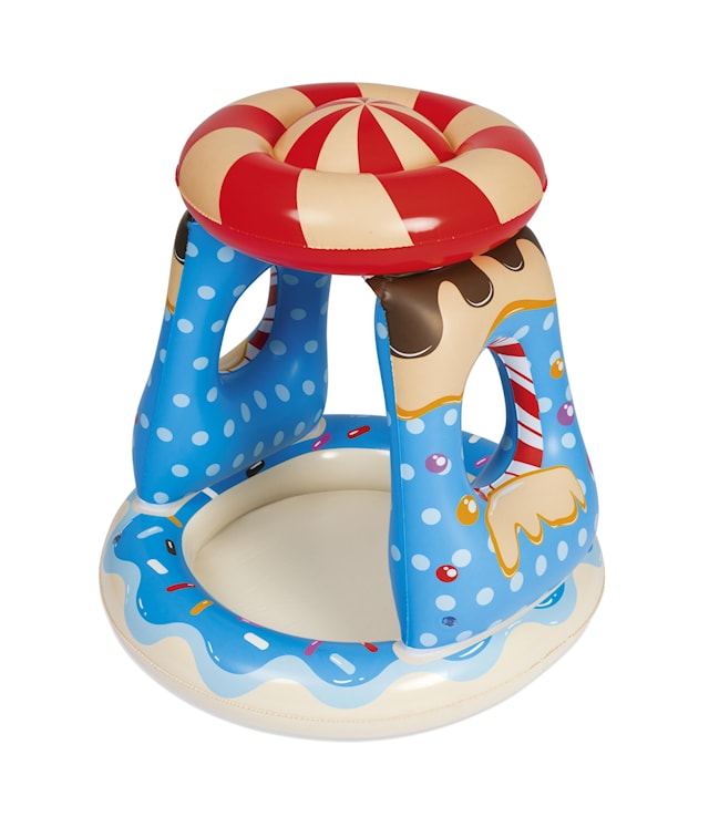 Produktbild 1 för Candyville Babypool med Solskydd 0,91x0,91x0,89m, Bestway