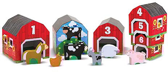 Tuotekuva 1 - Nesting & Sorting Barns & Animals, Melissa & Doug