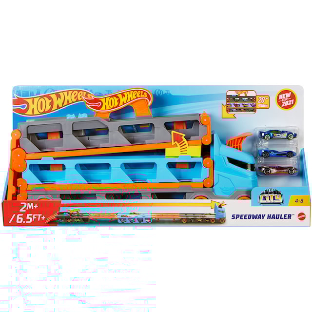 Produktbilde 2 for City Speedway Hauler Hot Wheels