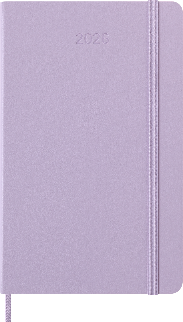Produktbilde 2 for Kalender 2026 Classic Hard 12M Daily Large Pastel Lilac Moleskine