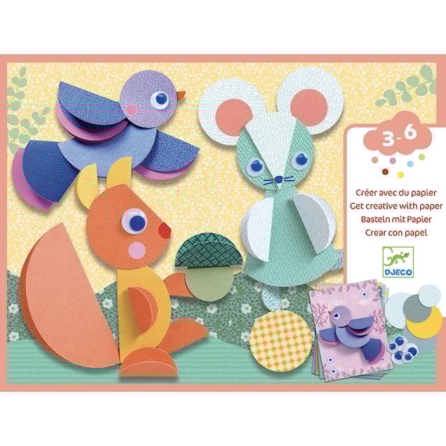 Produktbild 1 för Pysselkit Papper 3-6 år Djeco