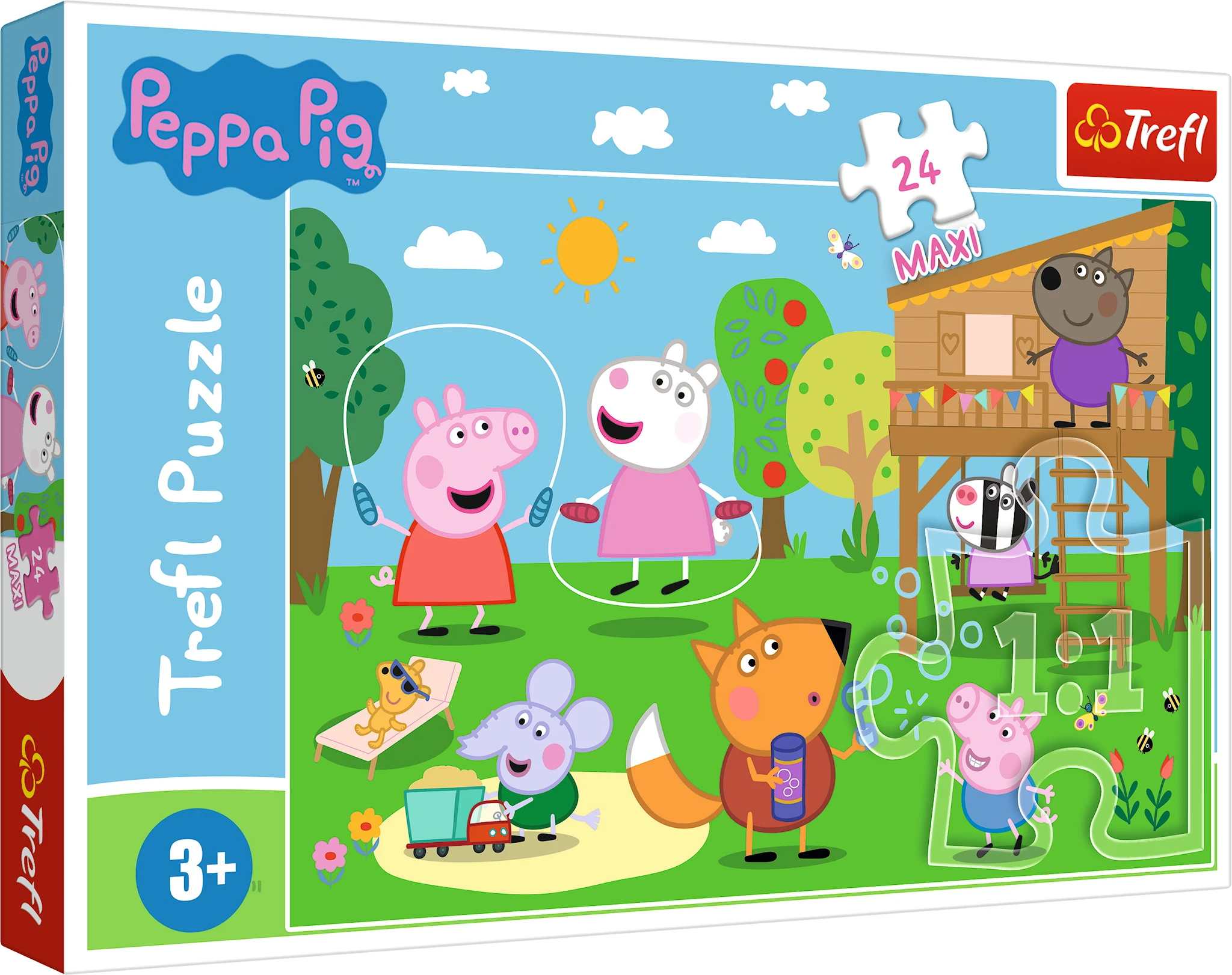 Produktbilde for Barnepuslespill Peppa Gris Maxi 24 brikker, Trefl