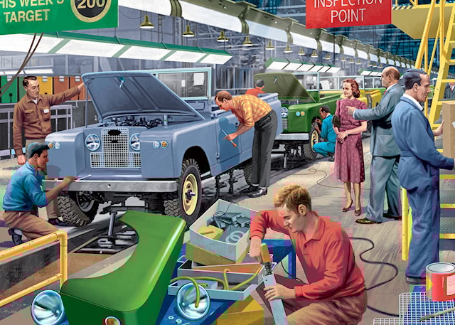 Tuotekuva 2 - Palapeli Autotehdas 1000 palaa, Falcon