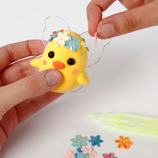 Produktbild 4 för Påskpyssel Söta Kycklingvänner 3-pack Creativ Company