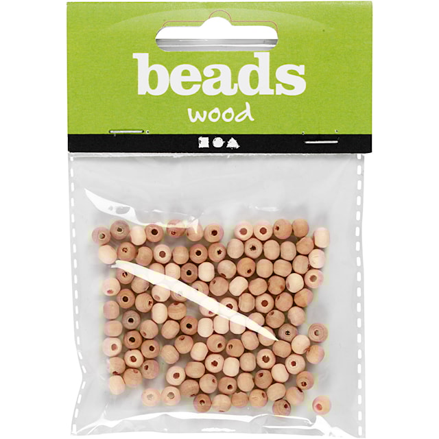 Produktbilde 2 for Treperle, dia. 5 mm, hullstr. 1,5 mm, 100 stk./ 1 pk.