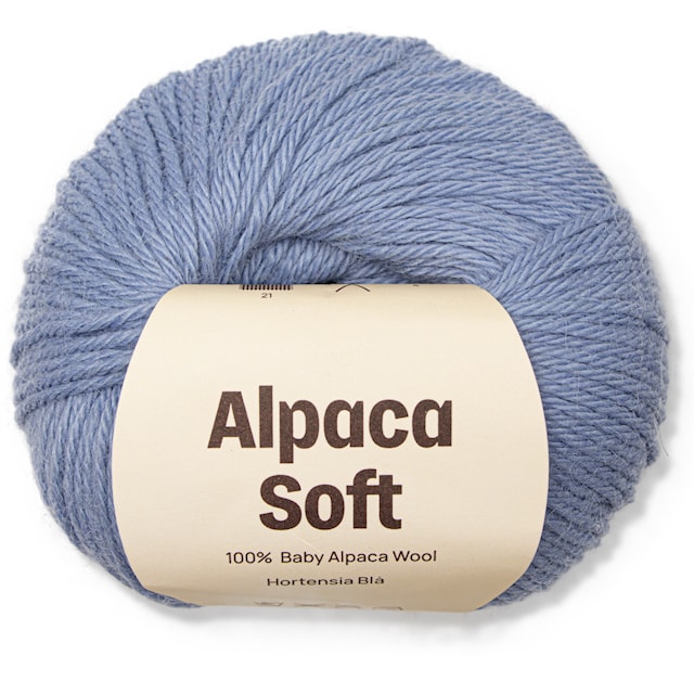 Alpacka Soft 50g Hortensia blå A253 Adlibris