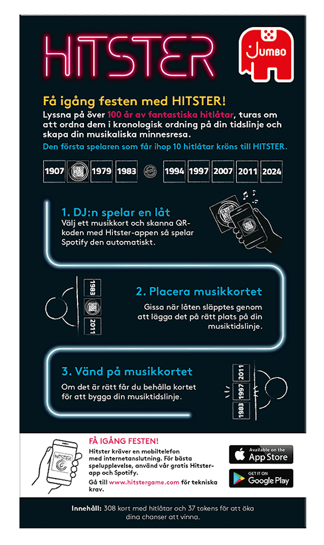 Produktbild 2 för Hitster Original (SE)