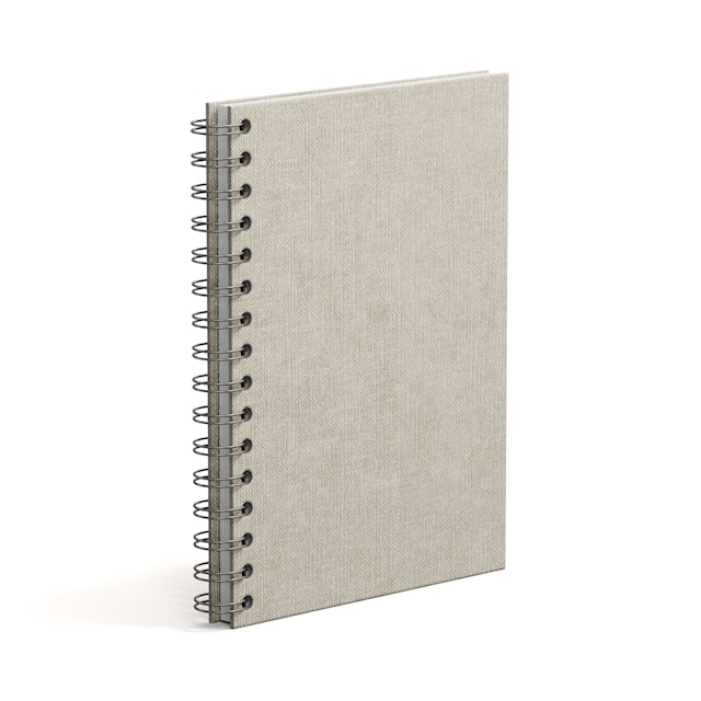 Produktbild 2 för Anteckningsbok A5 Olinjerad Linen 90 Blad Bigso Box of Sweden