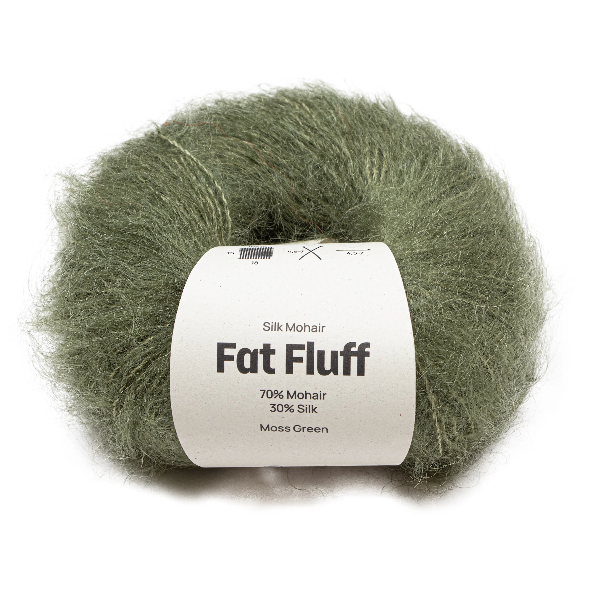 Tuotekuva ille Silkki-Mohair Fat Fluff 25 gr Adlibris