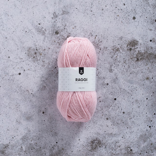 Raggi Garn Ullmix 100 g Cloud Pink Lounge 15176 Järbo