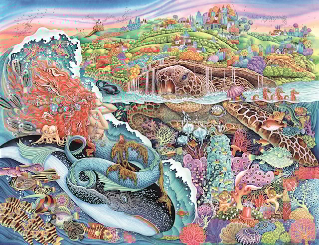 Produktbild 2 för Pussel Thalassic Tale 2000 bitar, Ravensburger