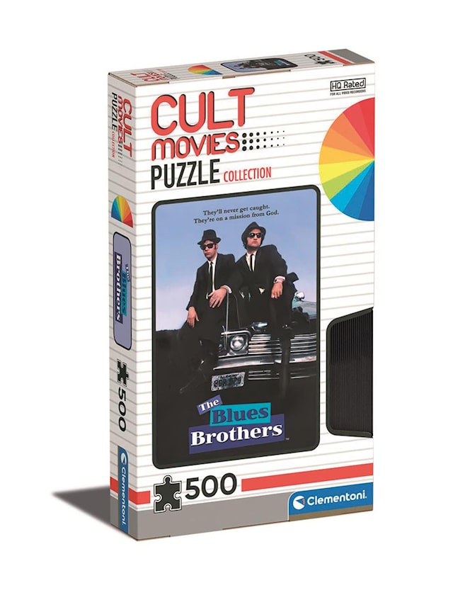 Produktbild 3 för Pussel Cult Movies Blues Brothers 500 bitar, Clementoni