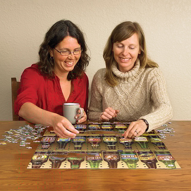 Produktbild 4 för Pussel Beer Collection 1000 bitar, Cobble Hill