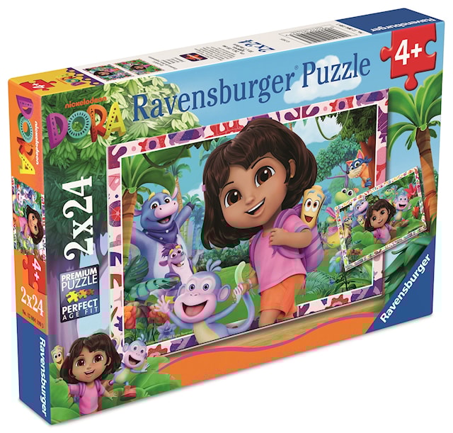 Tuotekuva 3 - Dora the Explorer 2x24p Ravensburger