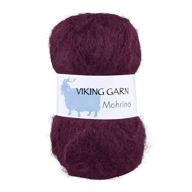 Mohrino Garn 50 g Burgunder 570 Viking Garn