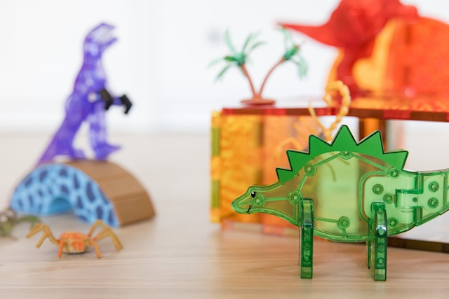 Produktbild 4 för Magna-Tiles Dino World, 40 bitar