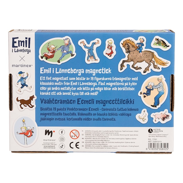 Produktbilde 4 for Emil Magnetlek 19 Deler