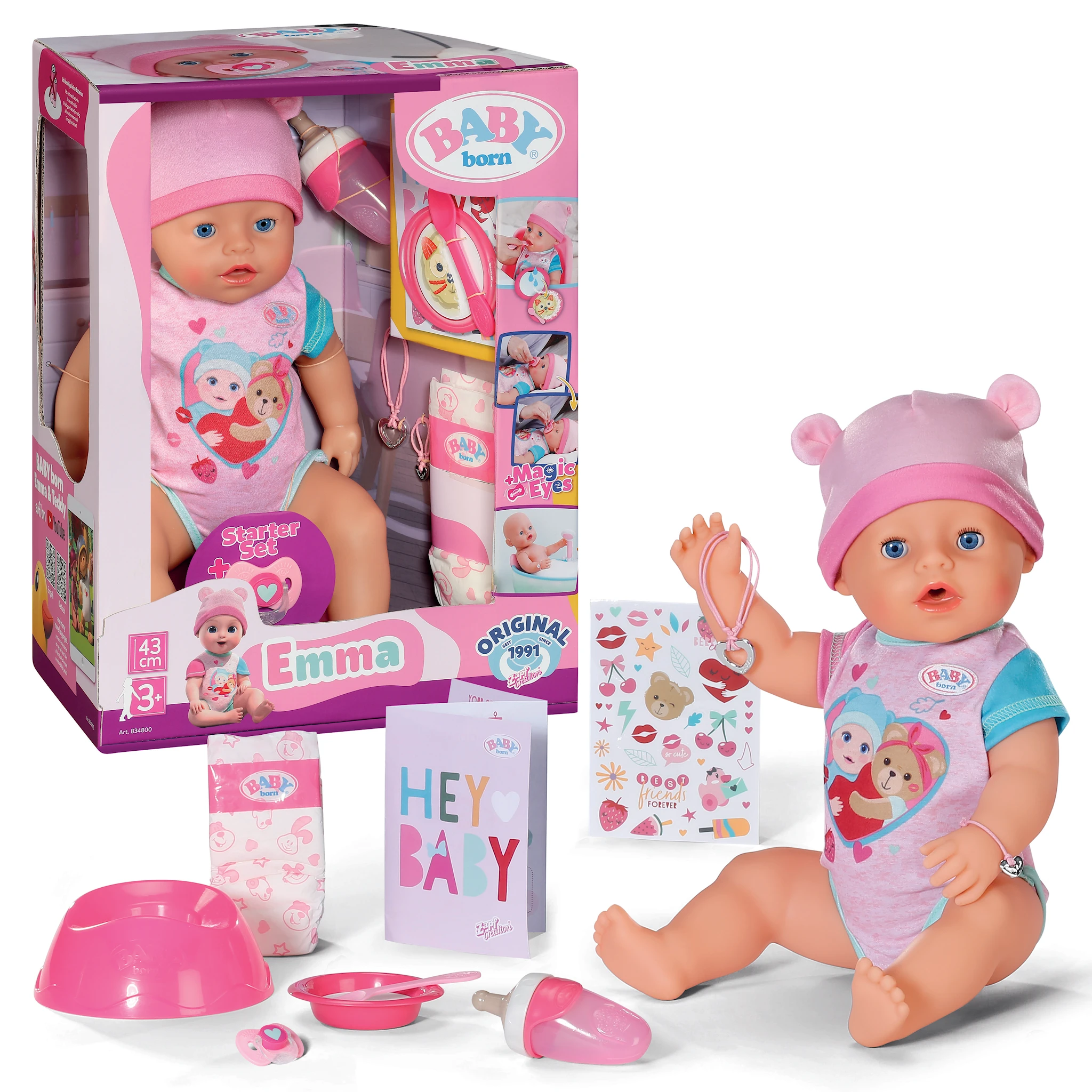 Tuotekuva ille Nukke Emma 43 cm Baby Born