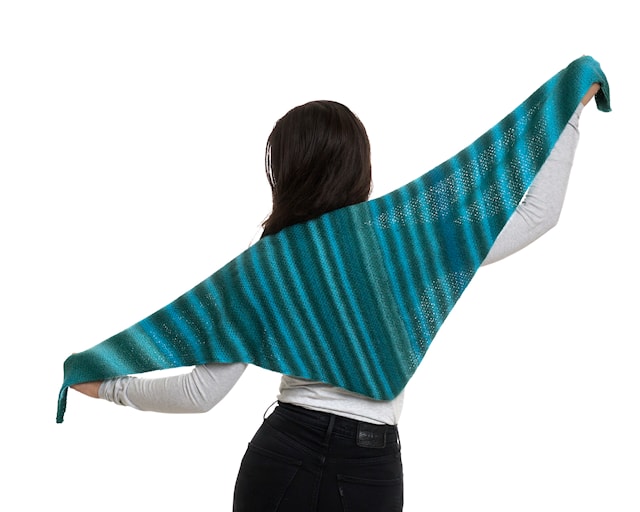 Produktbild 2 för Nordlys Garn Ullmix 100 g Multi turkis 937 Viking Garn