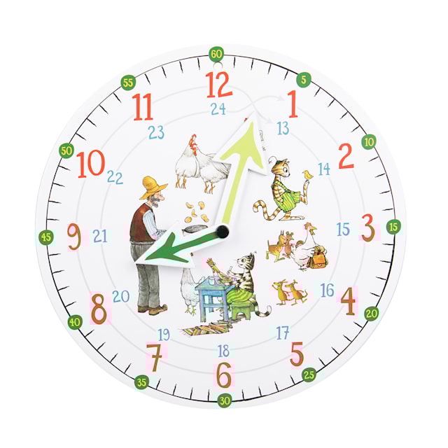 Pettson och Findus Övningsklocka