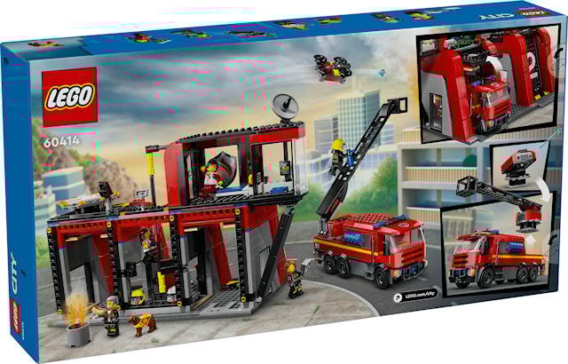Produktbild 3 för Brandstation med brandbil LEGO® City (60414)