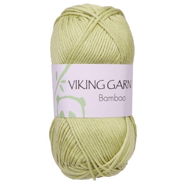 Bamboo 50 g Lys gønn 631 Viking Garn