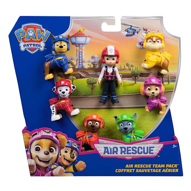 Produktbild 3 för Paw Patrol Air Rescue Figurer 7-pack