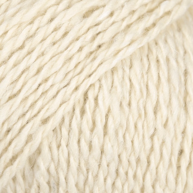 Tuotekuva 1 - Soft Tweed Uni Color Villalanka 50 g Off White 01 Drops