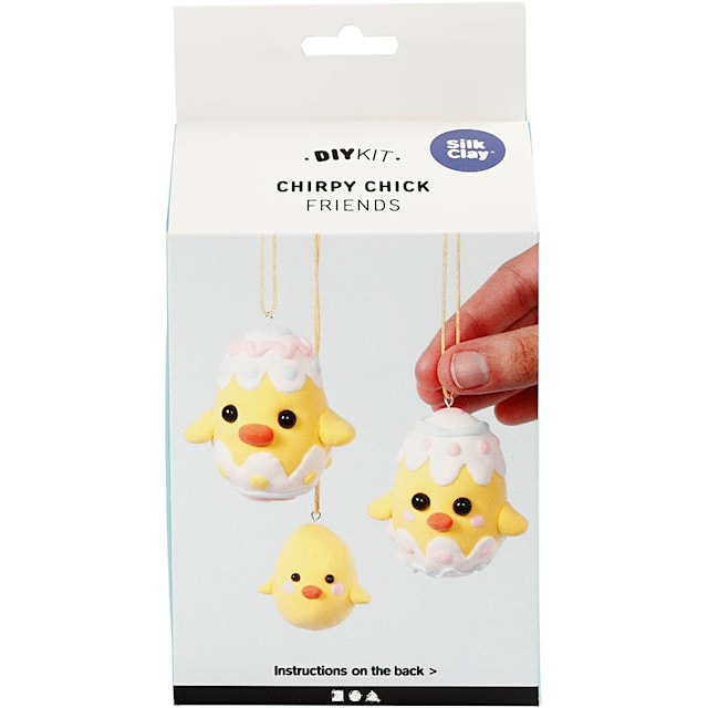 Produktbild 6 för Påskpyssel Söta Kycklingvänner 3-pack Creativ Company