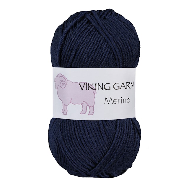Viking Merino 50 g Navy 826 Viking Garn