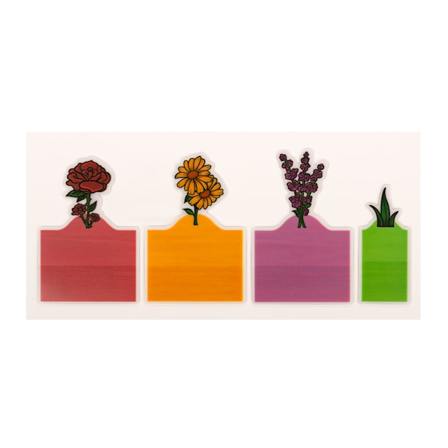 Produktbild 1 för Annoteringslappar Blommor Kikkerland