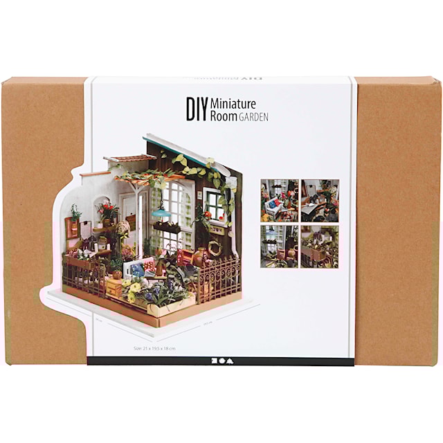 Produktbild 4 för DIY Miniatyrrum Trädgård - Robolife